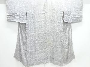 アンティーク　錦紗花菱模様単衣長襦袢